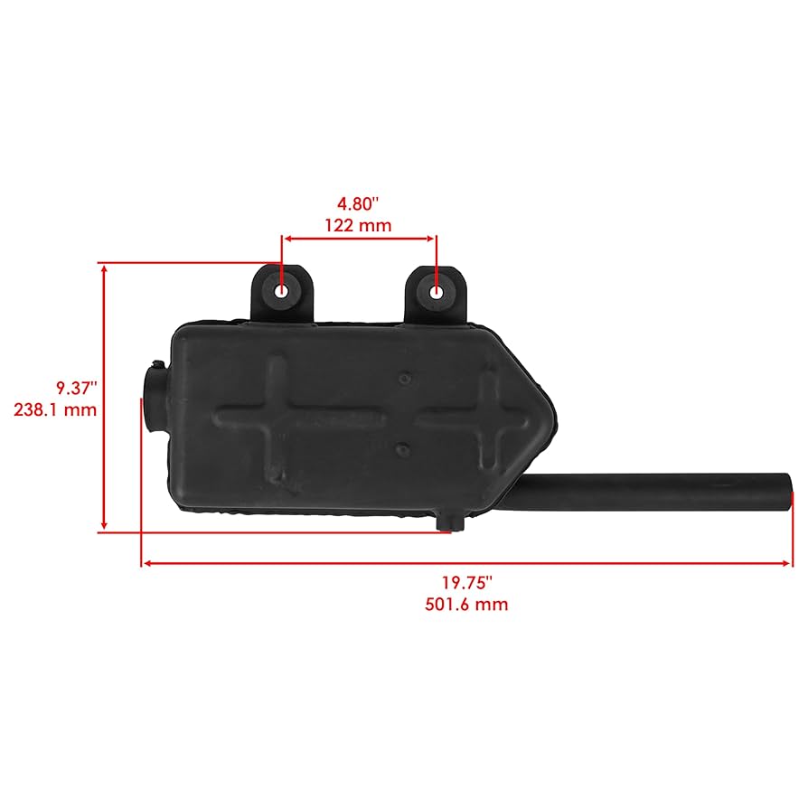 もも Amazon.com: Caltric Complete Muffler with Gasket Compatible